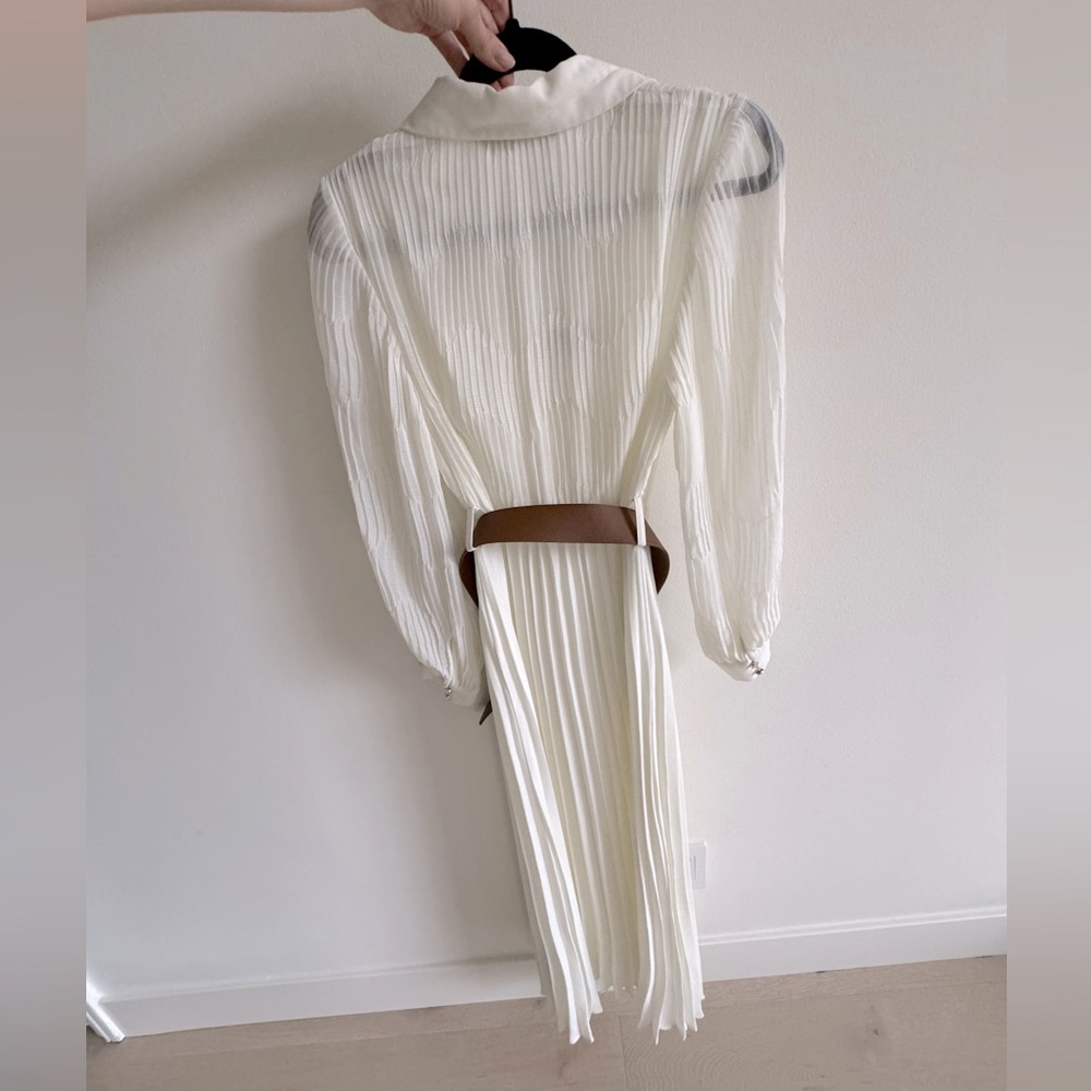 ZARA Pleated Shirtdress - Picture 8 of 12